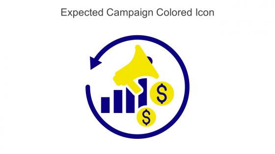 Expected Campaign Colored Icon In Powerpoint Pptx Png And Editable Eps Format