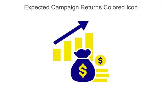 Expected Campaign Returns Colored Icon In Powerpoint Pptx Png And Editable Eps Format