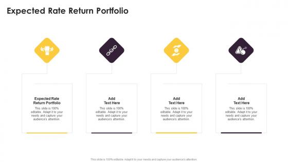 Expected Rate Return Portfolio In Powerpoint And Google Slides Cpb