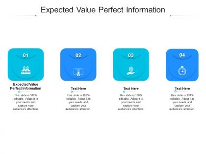 Expected value perfect information ppt powerpoint presentation pictures outline cpb