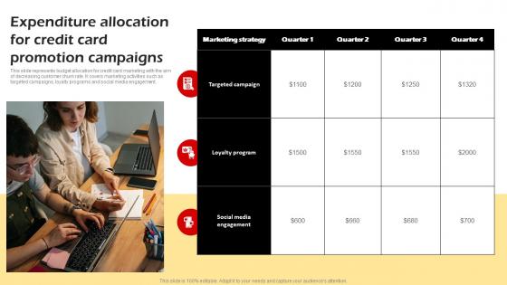 Expenditure Allocation For Credit Card Promotion Building Credit Card Promotional Campaign Strategy SS V