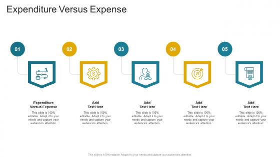 Expenditure Versus Expense In Powerpoint And Google Slides Cpb