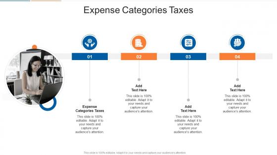 Expense Categories Taxes In Powerpoint And Google Slides Cpb
