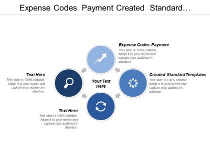 Expense codes payment created standard templates schedule baseline