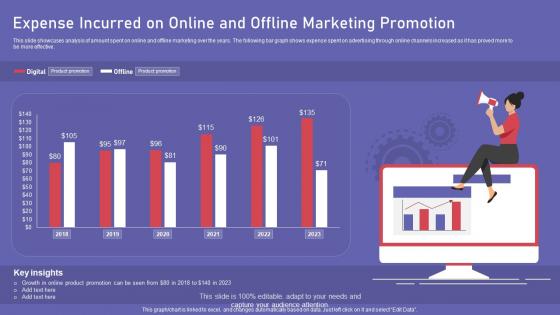 Expense Incurred On Online And Offline Marketing Promotion