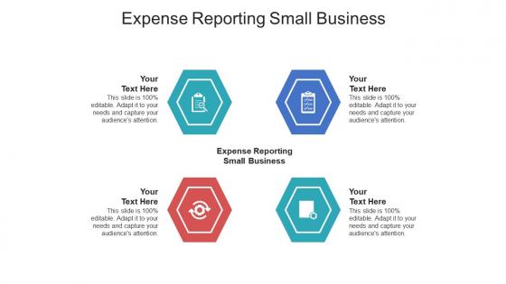 Expense reporting small business ppt powerpoint presentation background cpb