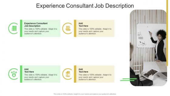 Experience Consultant Job Description In Powerpoint And Google Slides Cpb