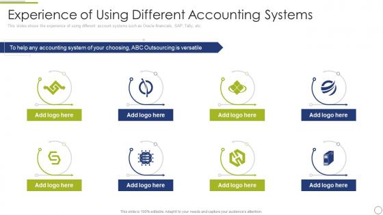 Experience using different accounting finance and accounting business process