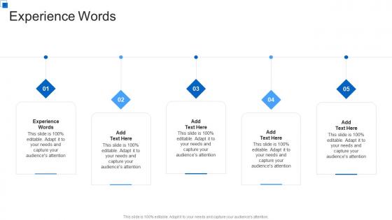 Experience Words In Powerpoint And Google Slides Cpb