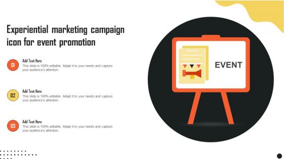 Experiential Marketing Campaign Icon For Event Promotion