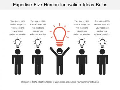 Expertise five human innovation ideas bulb