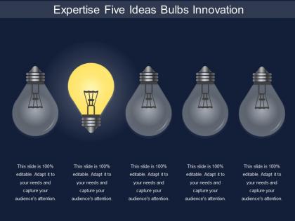 Expertise five ideas bulbs innovation