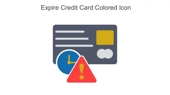 Expire Credit Card Colored Icon In Powerpoint Pptx Png And Editable Eps Format