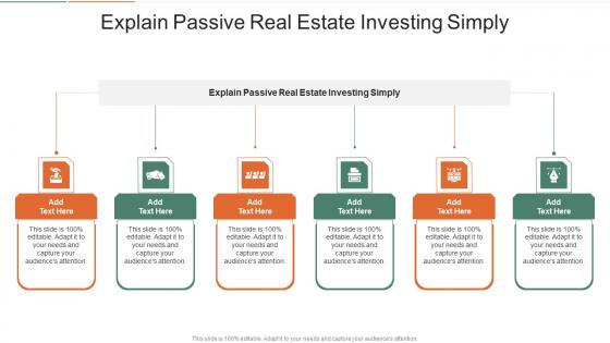 Explain Passive Real Estate Investing Simply In Powerpoint And Google Slides Cpb