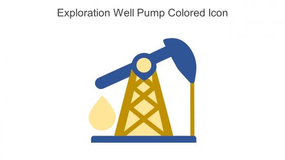 Exploration Well Pump Colored Icon In Powerpoint Pptx Png And Editable Eps Format