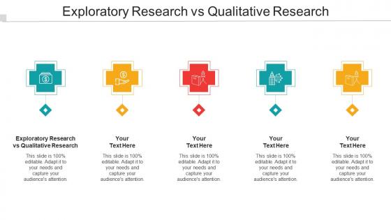 Exploratory Research Vs Qualitative Research Ppt Powerpoint Presentation Infographic Cpb