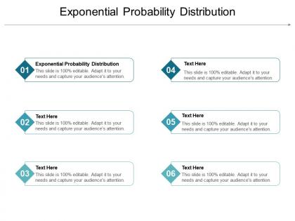 Exponential probability distribution ppt powerpoint presentation slides design ideas cpb