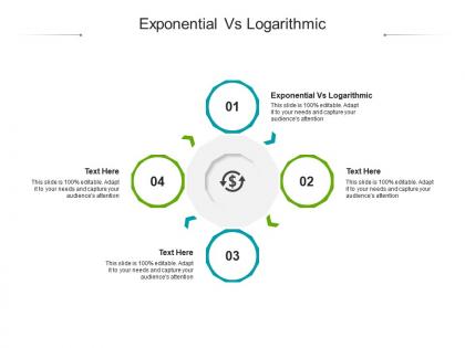 Exponential vs logarithmic ppt powerpoint presentation styles background cpb