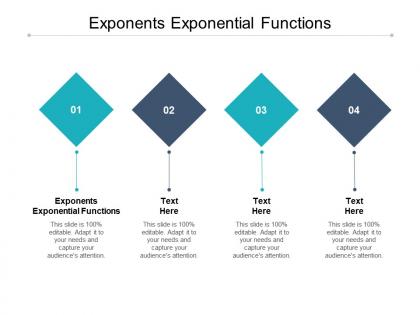 Exponents exponential functions ppt powerpoint presentation show icons cpb
