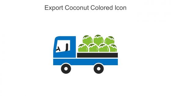 Export Coconut Colored Icon In Powerpoint Pptx Png And Editable Eps Format