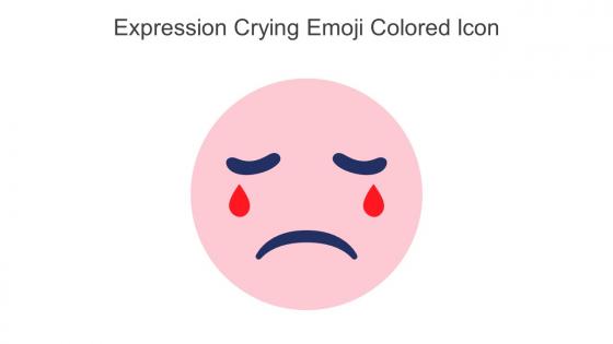 Expression Crying Emoji Colored Icon In Powerpoint Pptx Png And Editable Eps Format