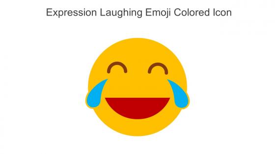Expression Laughing Emoji Colored Icon In Powerpoint Pptx Png And Editable Eps Format