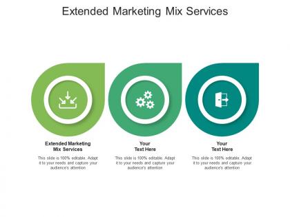 Extended marketing mix services ppt powerpoint presentation portfolio deck cpb
