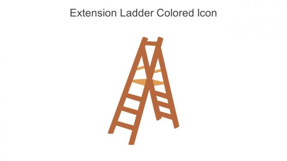 Extension Ladder Colored Icon In Powerpoint Pptx Png And Editable Eps Format