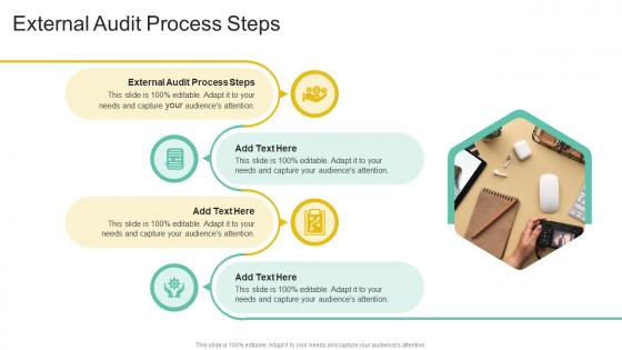 External Audit Process Steps In Powerpoint And Google Slides Cpb