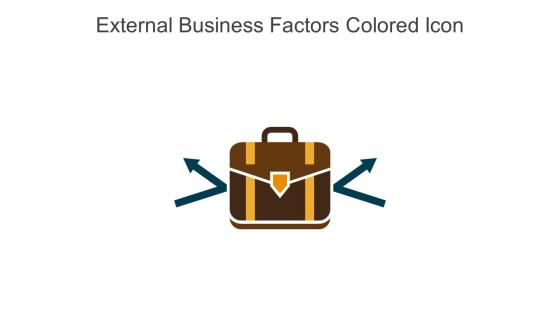 External Business Factors Colored Icon In Powerpoint Pptx Png And Editable Eps Format