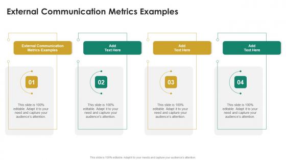 External Communication Metrics Examples In Powerpoint And Google Slides Cpb
