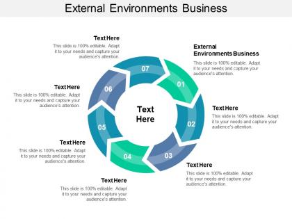 External environments business ppt powerpoint presentation slides maker cpb