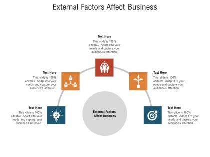 External factors affect business ppt powerpoint presentation infographic template ideas cpb