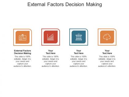 External factors decision making ppt powerpoint presentation portfolio portrait cpb