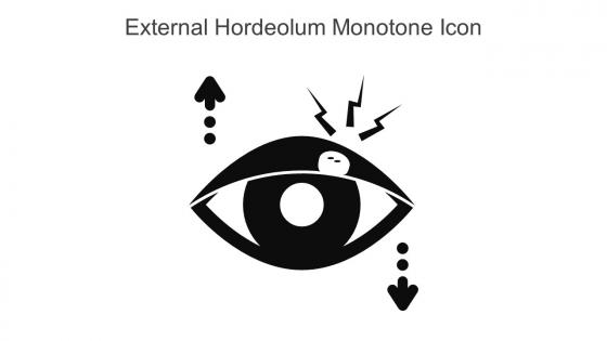 External Hordeolum Monotone Icon In Powerpoint Pptx Png And Editable Eps Format