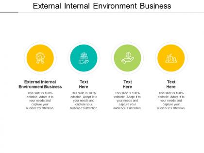 External internal environment business ppt powerpoint presentation ideas cpb
