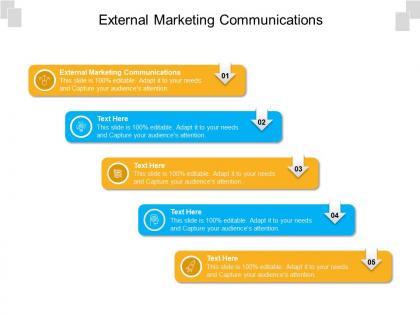 External marketing communications ppt powerpoint presentation styles infographic template cpb