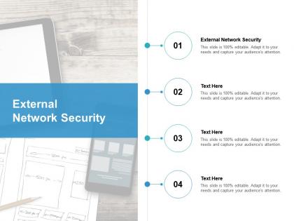 External network security ppt powerpoint presentation slides rules cpb