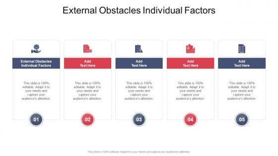 External Obstacles Individual Factors In Powerpoint And Google Slides Cpb