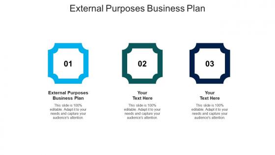 External purposes business plan ppt powerpoint presentation gallery template