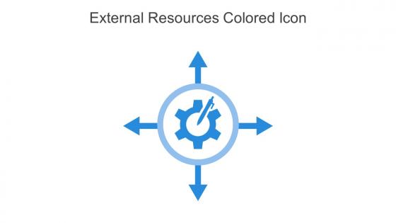 External Resources Colored Icon In Powerpoint Pptx Png And Editable Eps Format