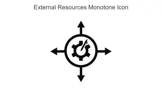 External Resources Monotone Icon In Powerpoint Pptx Png And Editable Eps Format