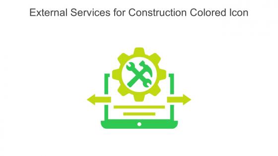 External Services For Construction Colored Icon In Powerpoint Pptx Png And Editable Eps Format