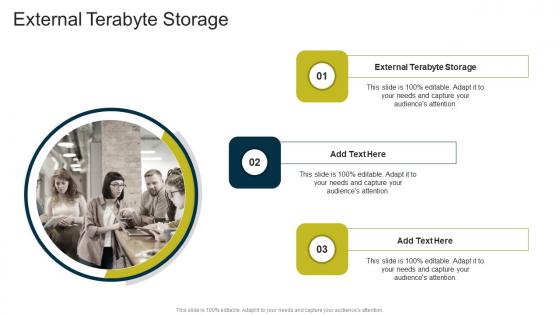 External Terabyte Storage In Powerpoint And Google Slides Cpb