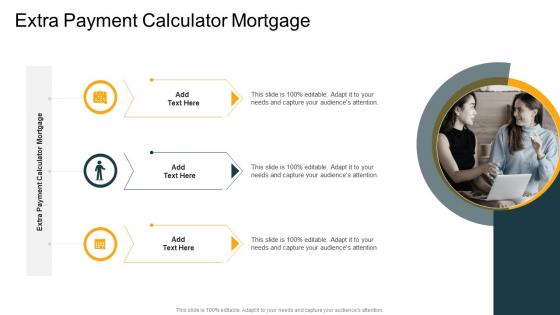 Extra Payment Calculator Mortgage In Powerpoint And Google Slides Cpb