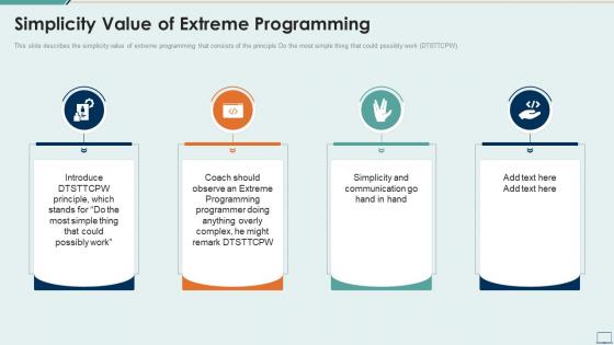 Extreme programming it simplicity value of extreme programming