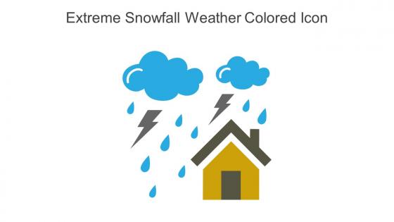 Extreme Snowfall Weather Colored Icon In Powerpoint Pptx Png And Editable Eps Format