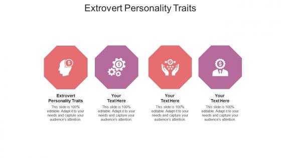 Extrovert personality traits ppt powerpoint presentation infographic template show cpb