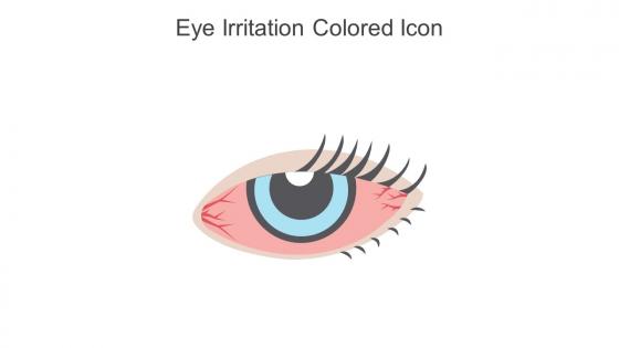 Eye Irritation Colored Icon In Powerpoint Pptx Png And Editable Eps Format