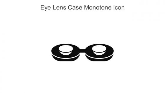Eye Lens Case Monotone Icon In Powerpoint Pptx Png And Editable Eps Format
